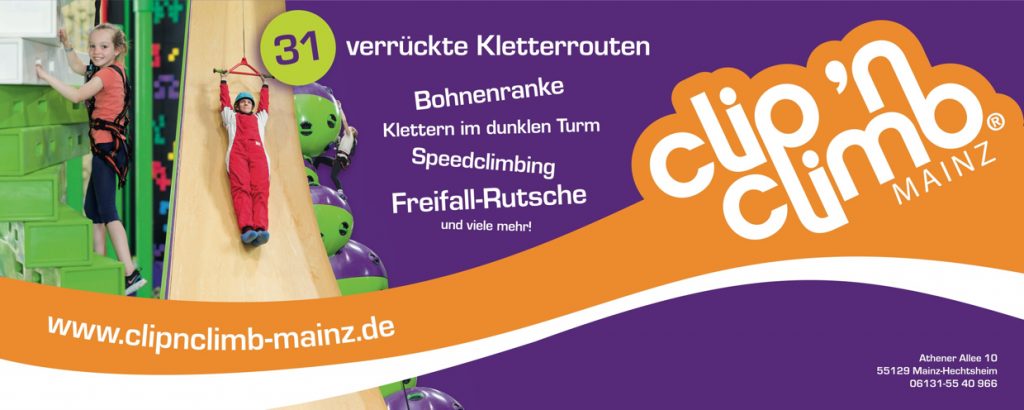Sponsoren: Logo Clip 'n Climb